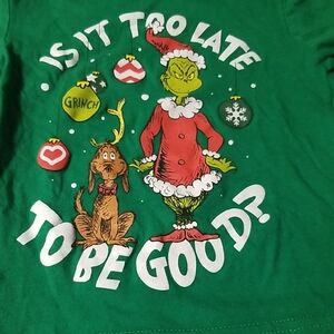The Grinch Christmas T-Shirt Kids Size 2T